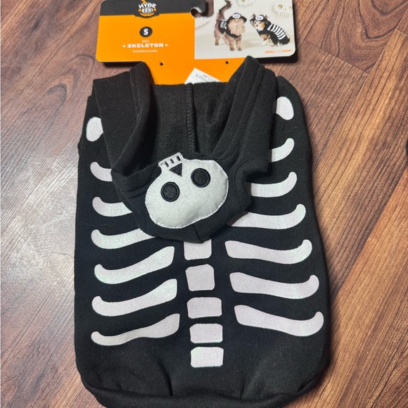 Black Skeleton Dog Costume - Picture 1 of 2